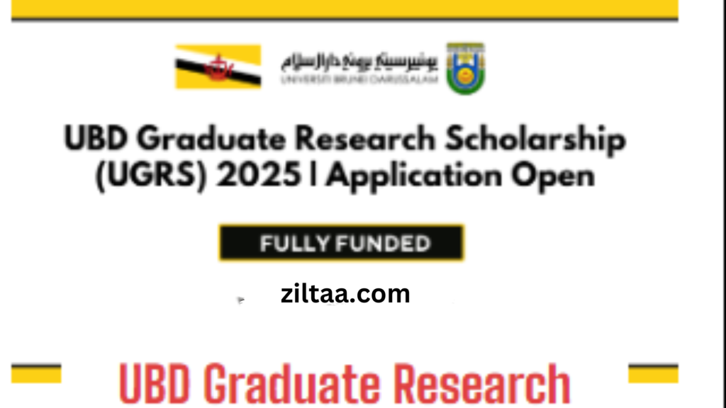 UBD Graduate Research Scholarship 2025 (UGRS) | Fully Funded