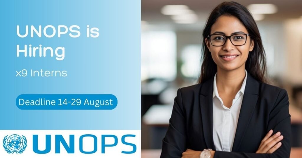 Elevate Your Career: UNOPS is Hiring 9 Interns in Various Locations – Apply Now!